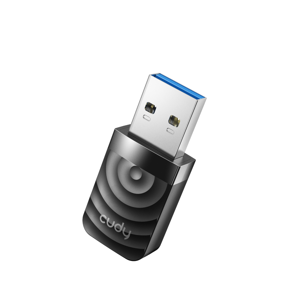 Cudy WU1300S Adaptateur Wi-Fi double bande AC1300 USB 3.0 - Jusqu'à 867 Mbps sur 5 GHz