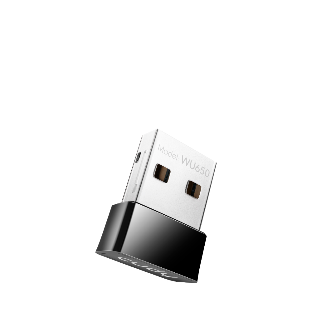 Cudy WU650 Adaptateur Wi-Fi Mini USB 2.0 AC650 Dual Band - Jusqu'à 433 Mbps en 5 GHz