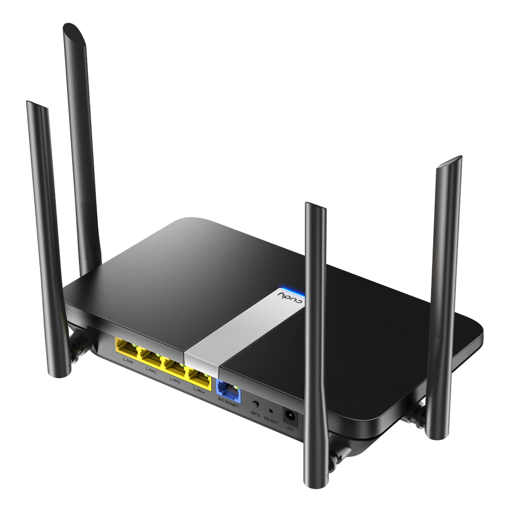 Cudy X6 Smart Router WiFi 6 AX1800 Dual Band - 1x Port Wan 1000/100/10 Mbps et 4x Ports Lan 1000/100/10 Mbps - 4 Antennes Externes