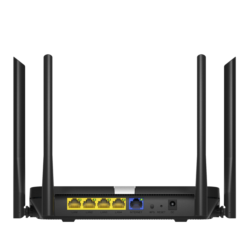 Cudy X6 Smart Router WiFi 6 AX1800 Dual Band - 1x Port Wan 1000/100/10 Mbps et 4x Ports Lan 1000/100/10 Mbps - 4 Antennes Externes