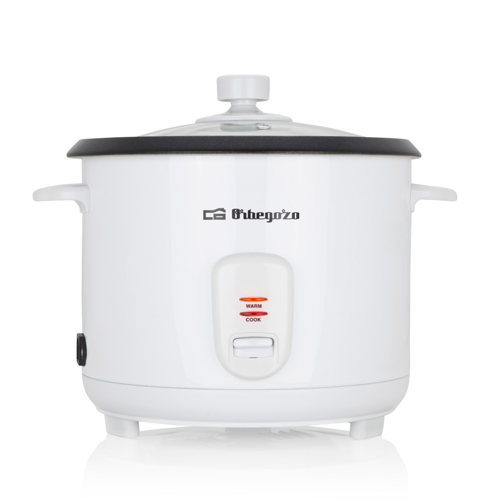 Cuiseur à riz Orbegozo CO 3031 - Cuisez le riz sans coller - Capacité 1,8 L - Cuiseur vapeur inclus - Arrêt automatique - Durabilité et excellence