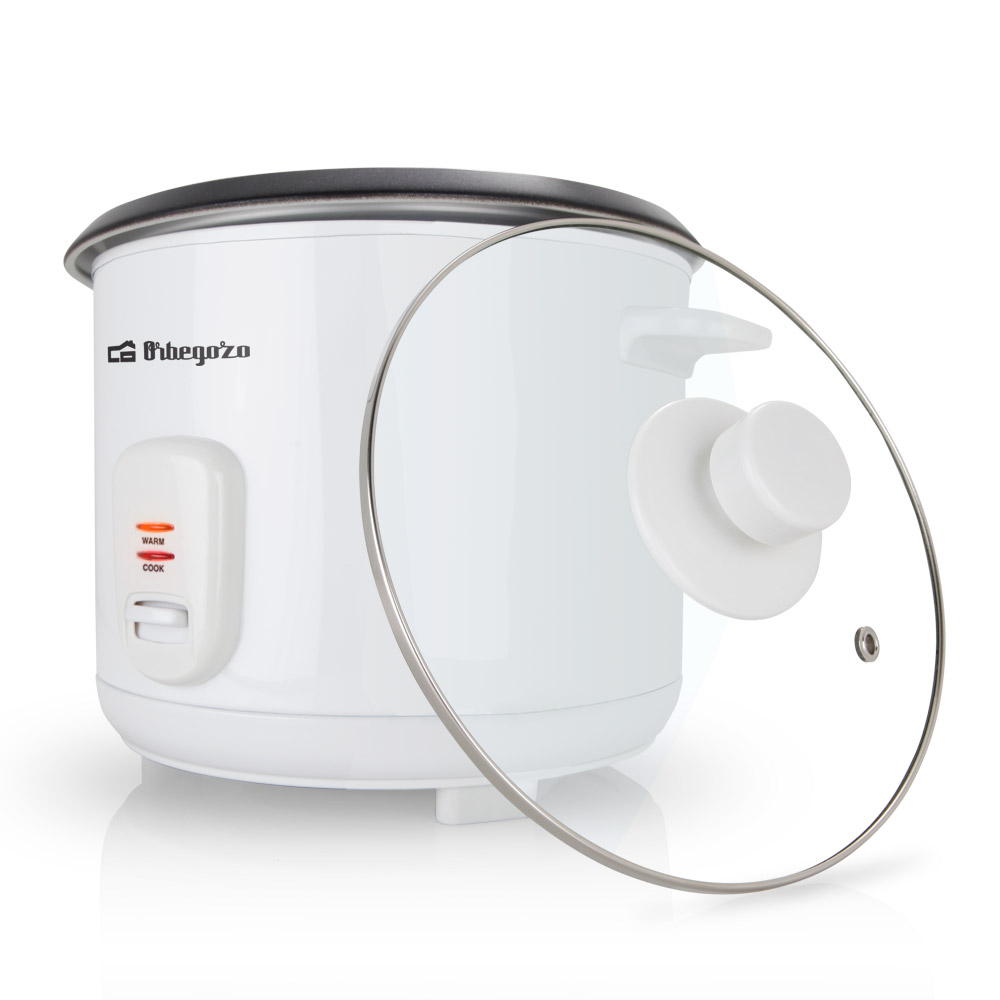 Cuiseur à riz Orbegozo CO 3031 - Cuisez le riz sans coller - Capacité 1,8 L - Cuiseur vapeur inclus - Arrêt automatique - Durabilité et excellence