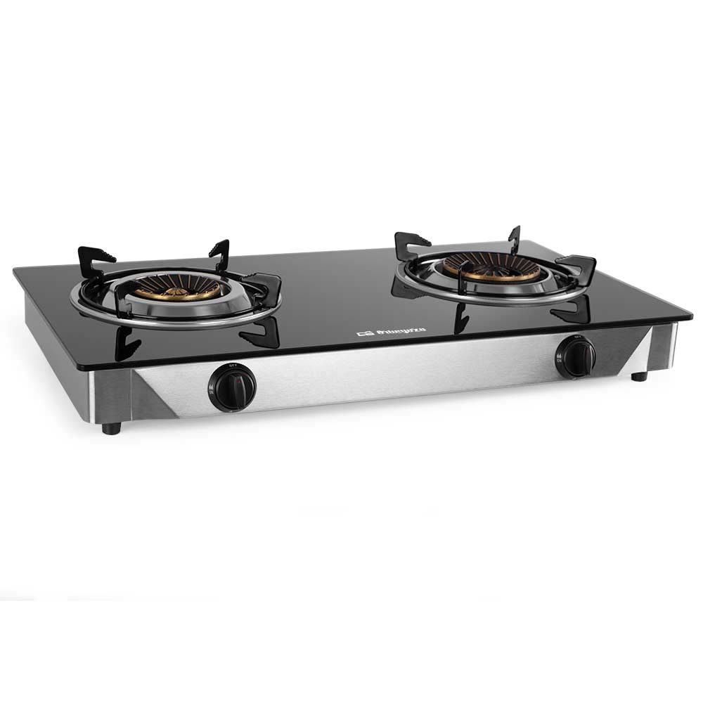 Cuisinière à gaz Orbegozo FO 2720 Elegance - Allumage piézoélectrique - Brûleurs triple couronne - Sécurité Ffd - Design résistant et élégant