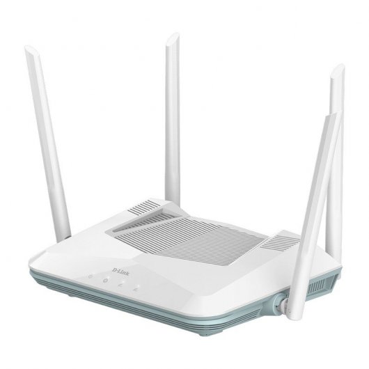D-Link Eagle Pro AI AX3200 WiFi 6 Routeur Intelligent Double Bande - Jusqu'à 2402Mbps - 4 Ports LAN 10/100/1000 Mbps et 1 Port LAN 10/100/1000 Mbps - 4 Antennes Externes - MU-MIMO et OFDMA