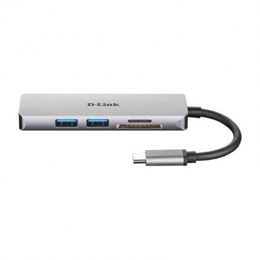 D-Link Hub USB-C 5-en-1 Lecteur SD, MicroSD, 4K HDMI, 2x USB 3.0