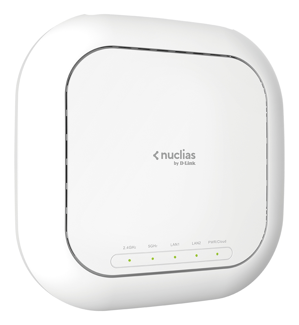 D-Link Nuclias AX3600 Point d'accès Wi-Fi 6 double bande - Géré dans le cloud - 1 port RJ45 - MU-MIMO - Cryptage WPA3