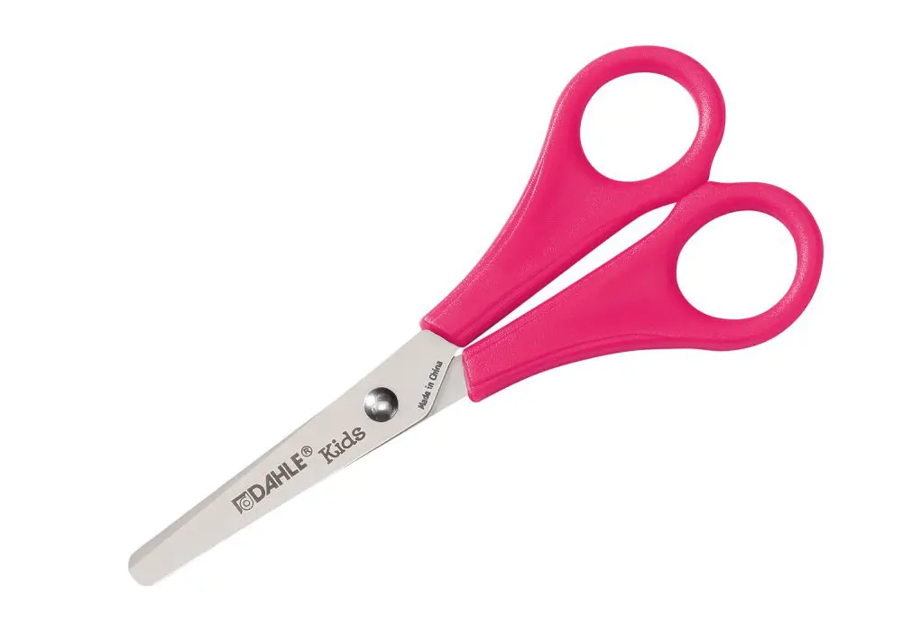 Dahle 54626 Kids Ciseaux Enfant 13cm - Bouts Arrondis - Acier Inox - Coloris Rose