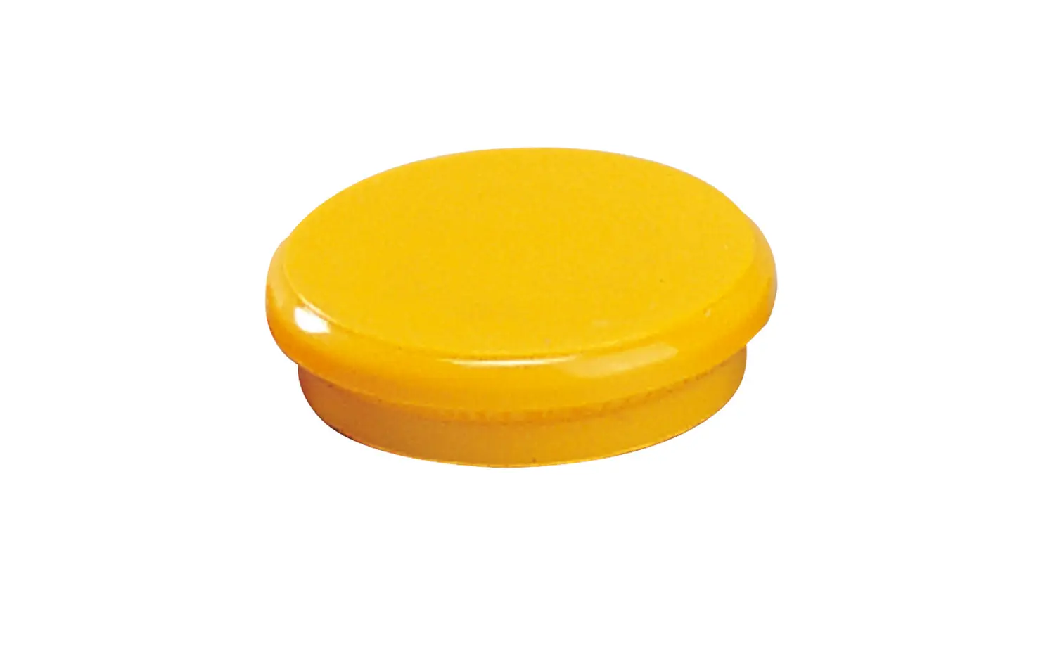 Dahle Aimants 24 mm - jaune (Lot de 10)