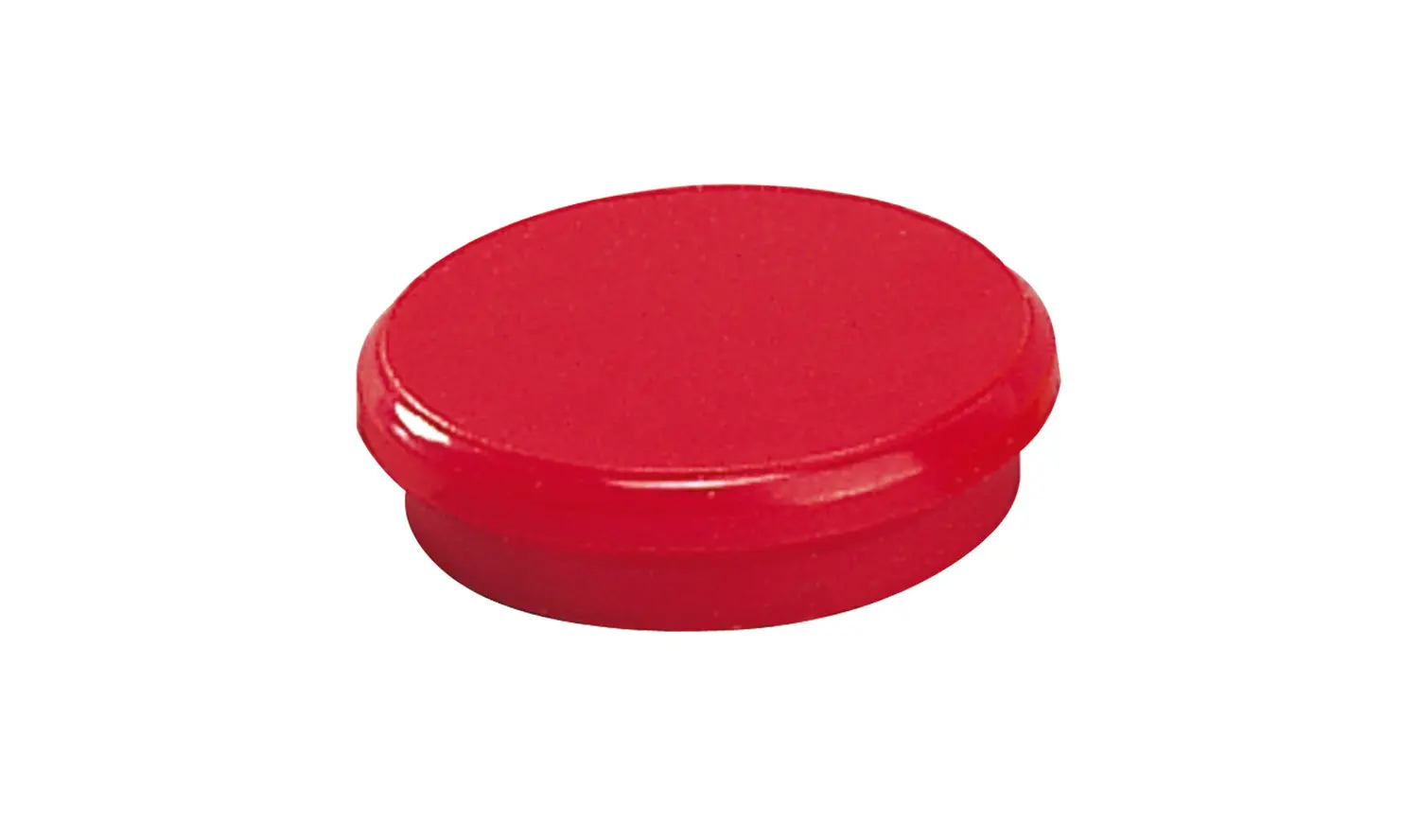 Dahle Aimants 24 mm - Rouge (Lot de 10)