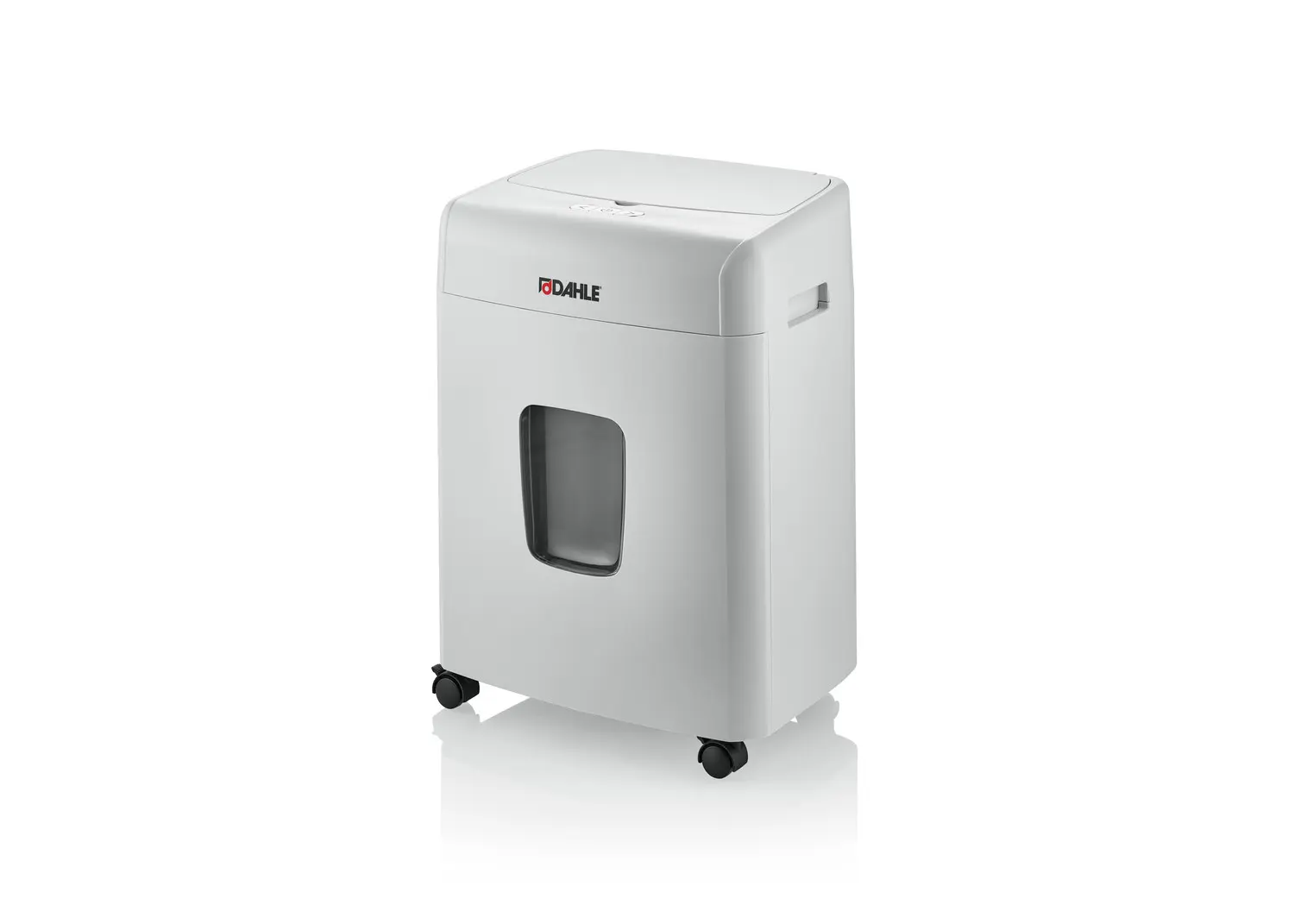 Dahle ShredMATIC 90 Destructeur de papier automatique 23L avec roues - Détruit jusqu'à 90 feuilles par charge - Coupe en particules - Convient pour le papier et les cartes