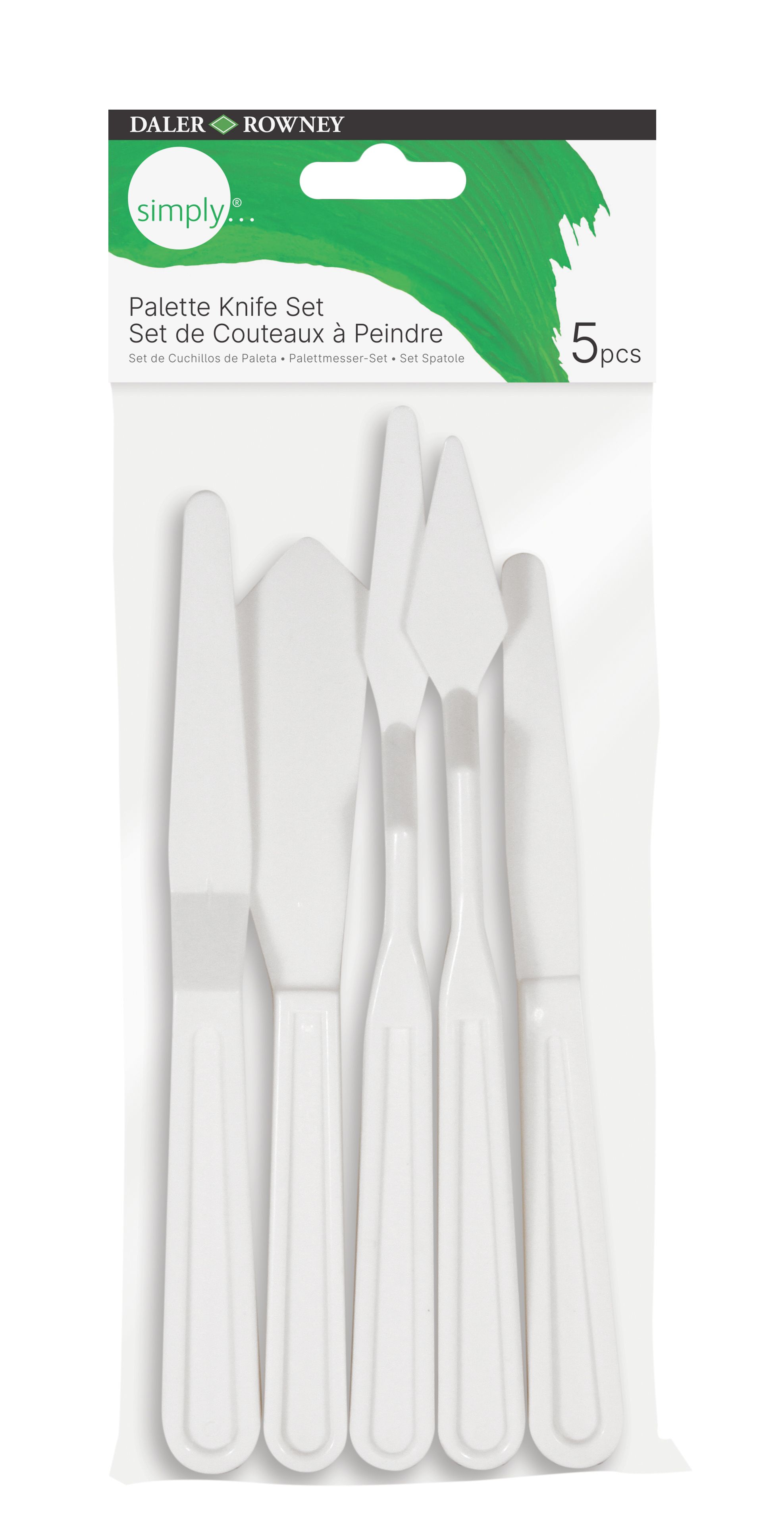 Lot de spatules en plastique