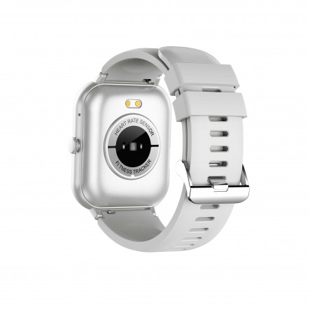 DCU Tecnologic Smartwatch Curved Glass Pro - Élégante et Moderne - Écran Haute Résolution - Etanche jusqu'à 1m - 27 Langues Disponibles - Couleur Gris