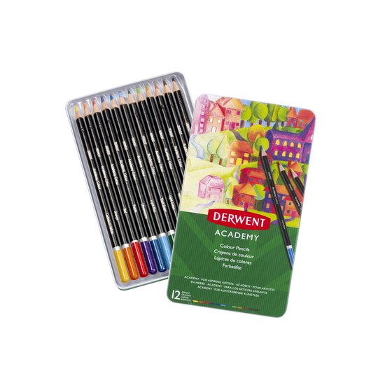 Derwent Lot de 12Crayons Couleur