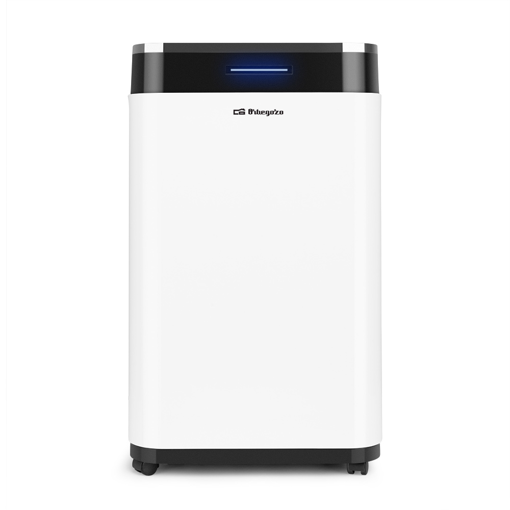 Déshumidificateur Smart Wifi Orbegozo DHW 2080 - Déshumidification 20 L/Jour - Zone d'application 120 M2 - Minuterie 0-24 H - Raccordement vidange - Filtre anti-poussière réutilisable