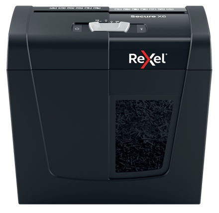 Destructeur Rexel Secure X6 Particle Cut - Détruit jusqu'à 6 feuilles - 10L