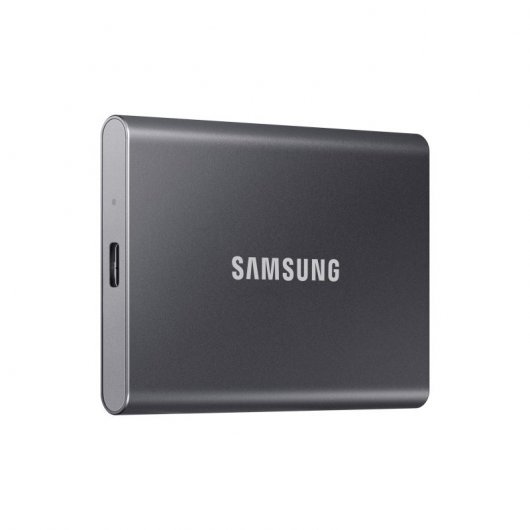 Disque dur externe Samsung T7 SSD 2 To PCIe NVMe USB 3.2 - Couleur grise