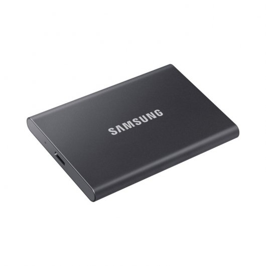 Disque dur externe Samsung T7 SSD 2 To PCIe NVMe USB 3.2 - Couleur grise