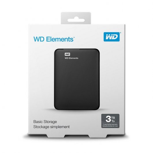Disque dur externe WD Elements 2,5" 3 To USB 3.0