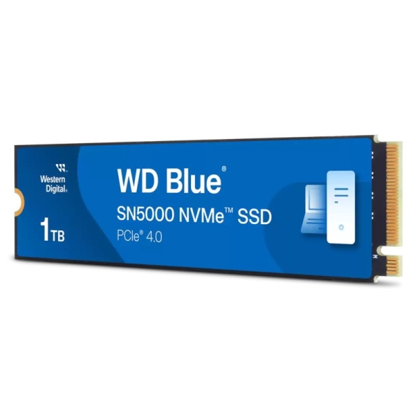 Disque dur SSD WD Blue SN5000 1 To M2 PCI Express 4.0 NVMe Gen4 TCL 3D NAND