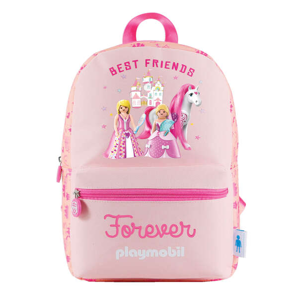 Dohe Sac à dos enfant en polyester - Larges bretelles renforcées - Grand compartiment principal avec fermeture zippée - Poche intérieure et avant avec fermeture éclair - Rembourré et renforcé