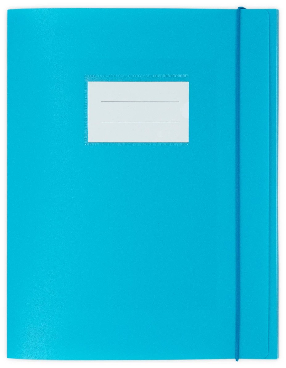 ✓ Dossier projet Mktape, A4, Élastiques, Bleu couleur bleu en stock -  123CONSOMMABLES
