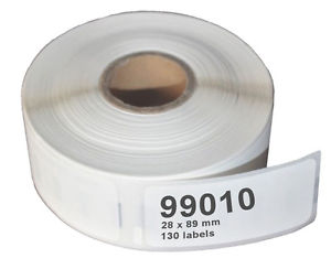 Etiquettes compatibles DYMO LABELWRITER 99010 - 89 x 28 mm