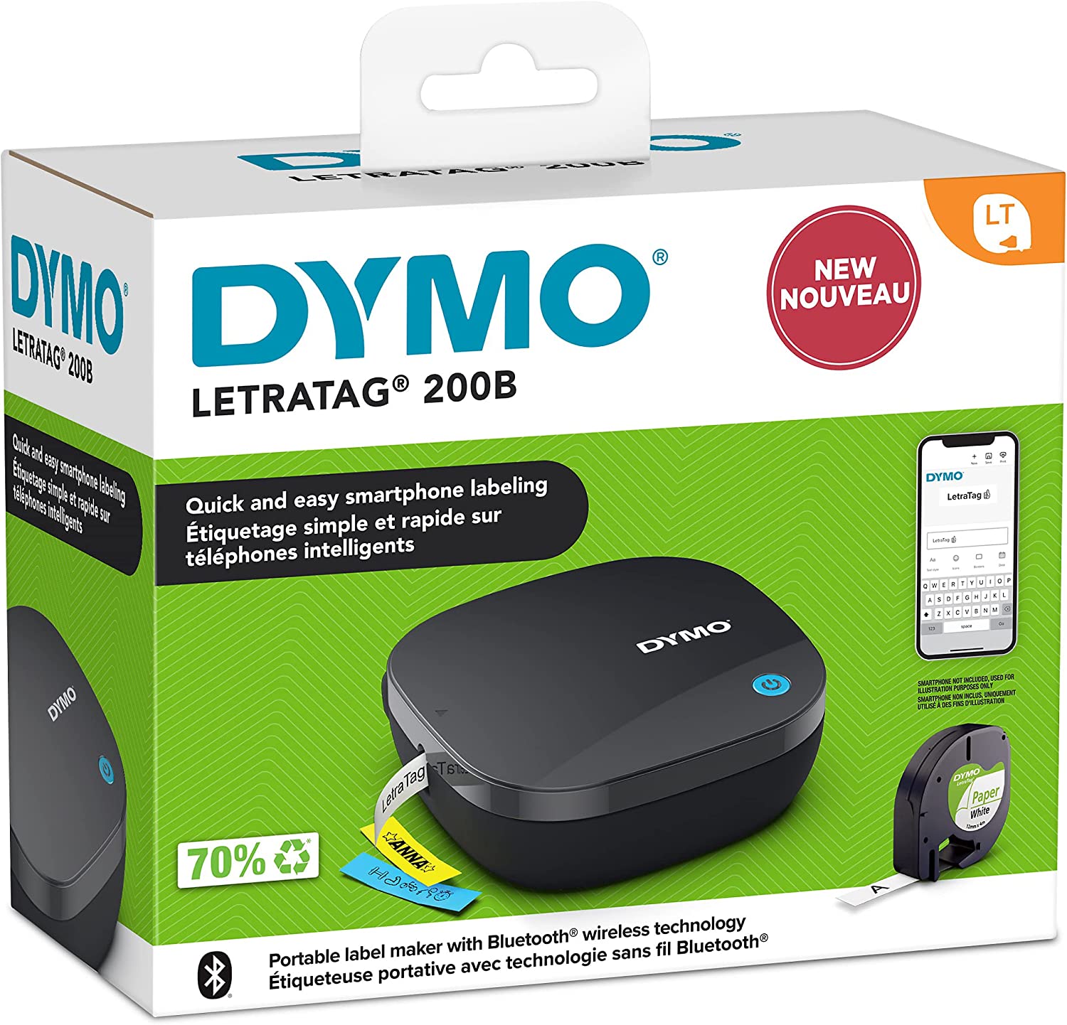 Dymo LetraTag 200B Imprimante d'étiquettes