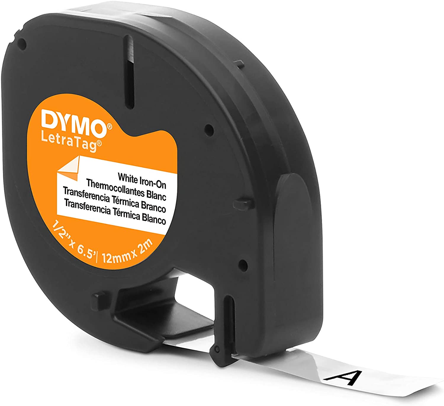 Ruban S0720680 40913 pour DYMO Letratag D1 compatible noir sur fond blanc x  3 pour ruban d'étiquette- 12mm x 7m PREMIUM CARTOUCHE