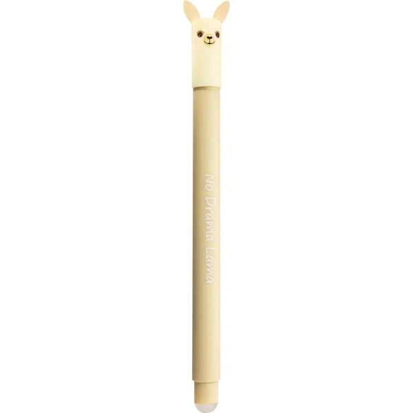 Eberhard Faber Animal Efface-le ! Présentoir de 36 stylos à encre gel bleus effaçables - Course de 0,7 mm - Capuchon en forme d'animal - Toucher doux