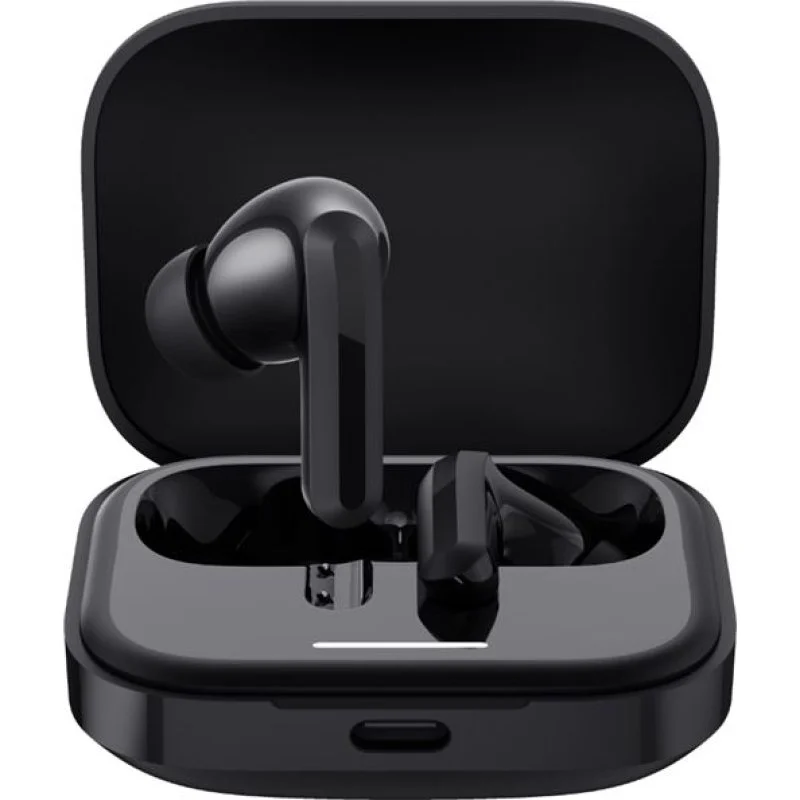 Écouteurs Bluetooth 5.3 Xiaomi Redmi Buds 5 - 2 Microphones intégrés - Autonomie de la batterie jusqu'à 10 heures avec étui de chargement jusqu'à 40 heures - Contrôle tactile - Couleur Noir