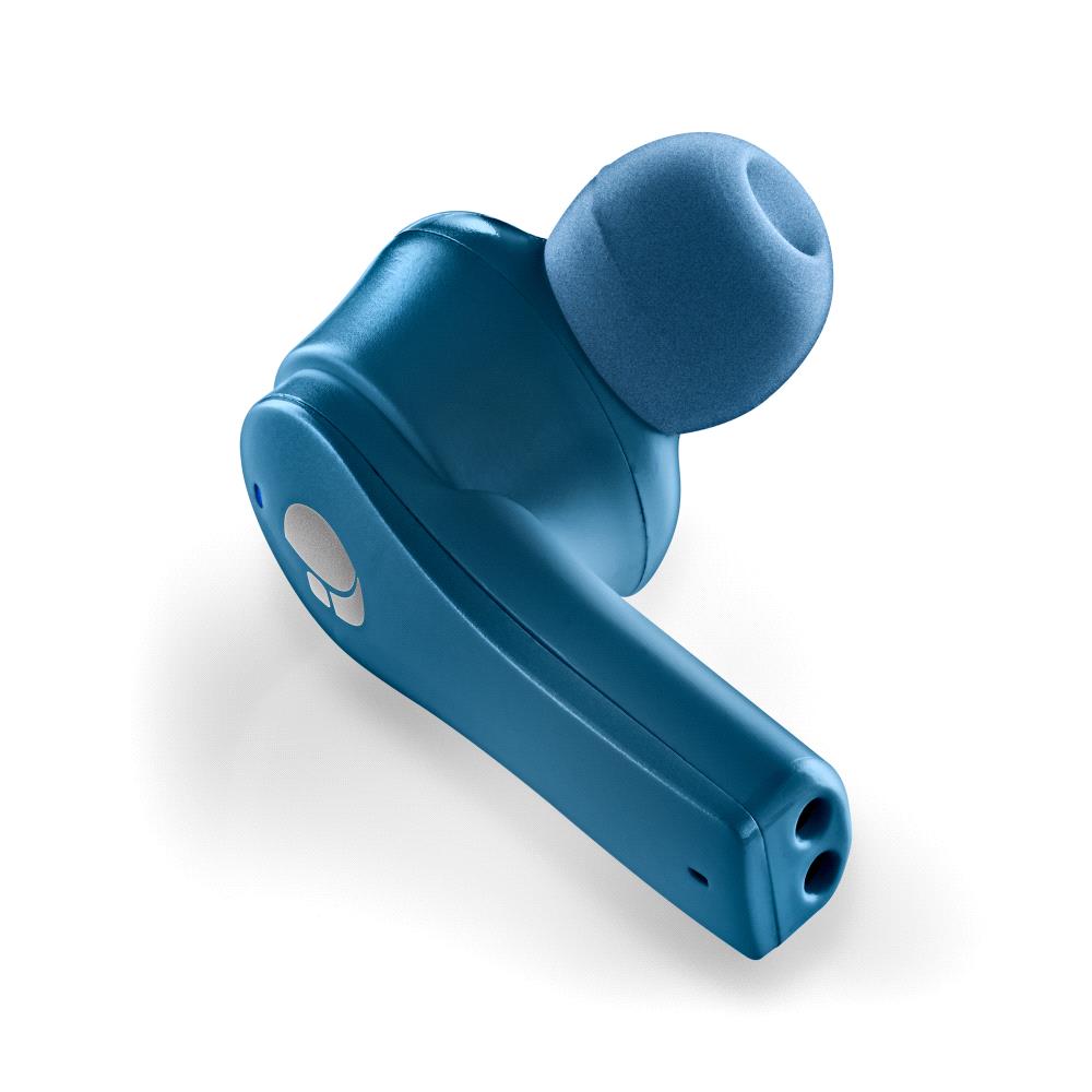 Écouteurs intra-auriculaires NGS Artica Bloom Azure Bluetooth 5.1 TWS - Mains libres - Assistant vocal - Autonomie jusqu'à 7h - Base de chargement - Couleur Bleu