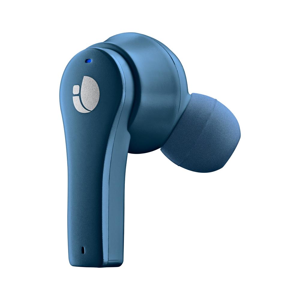 Écouteurs intra-auriculaires NGS Artica Bloom Azure Bluetooth 5.1 TWS - Mains libres - Assistant vocal - Autonomie jusqu'à 7h - Base de chargement - Couleur Bleu