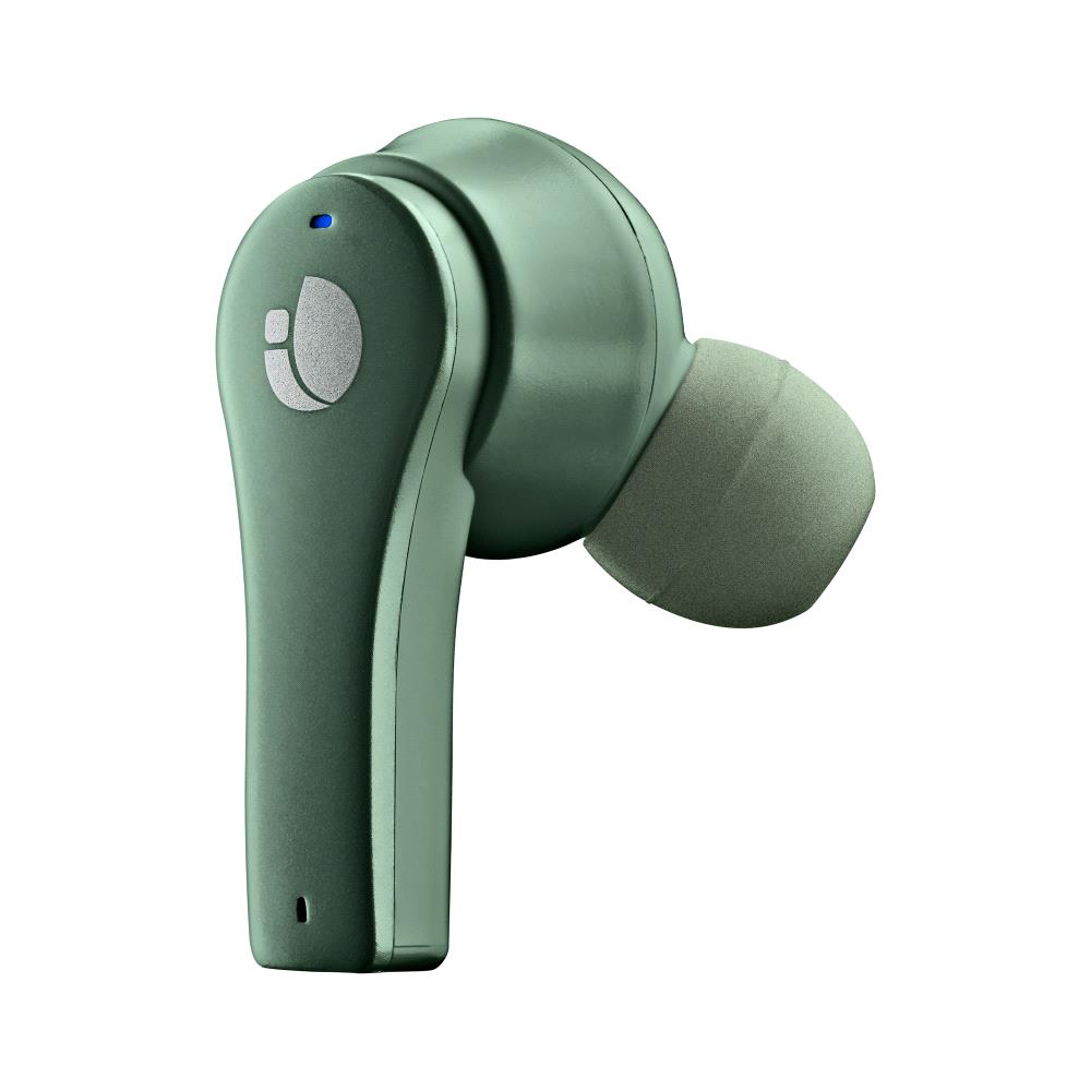 Écouteurs intra-auriculaires NGS Artica Bloom Green Bluetooth 5.1 TWS - Mains libres - Assistant vocal - Autonomie jusqu'à 7h - Base de chargement - Couleur verte
