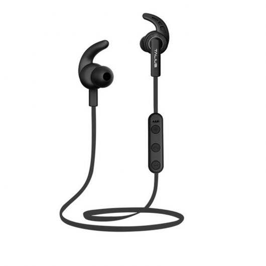 Écouteurs intra-auriculaires sport Talius EA-1005BT Bluetooth 4.2 + EDR - Autonomie jusqu'à 6 heures - Commandes filaires - Mains libres - Couleur Noir