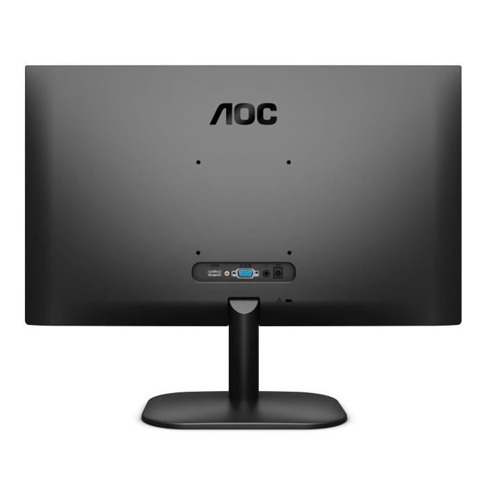 Écran PC - AOC 24B2XH - 23,8 FHD - Dalle IPS - 75Hz - 4ms - HDMI/VGA - LowBlue/Flicker-Free - VESA 100x100 - Noir