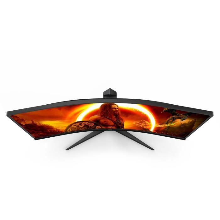 Écran PC incurvé AOC CU34G2XE 34 WQHD Dalle VA 144Hz 1ms 1 HDMI 1DP Adaptive Sync Noir