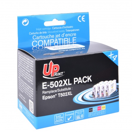 Pack UPrint compatible EPSON 502XL 4 cartouches