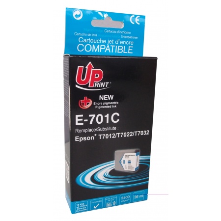Cartouche compatible EPSON T7012 XXL cyan