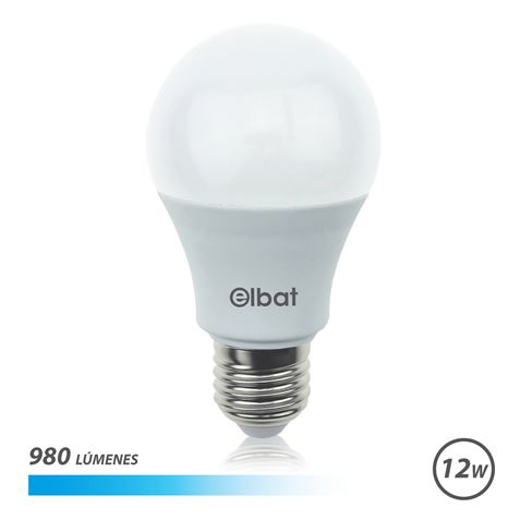 Elbat Ampoule LED A60 12W E27 980lm - 6500K Lumière Froide