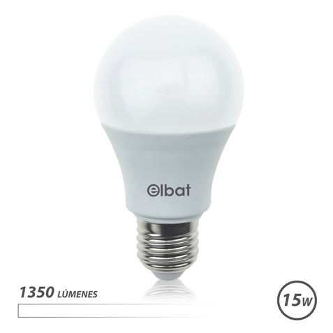 Elbat Ampoule LED A60 15W E27 1350lm - Lumière Blanche 4000K