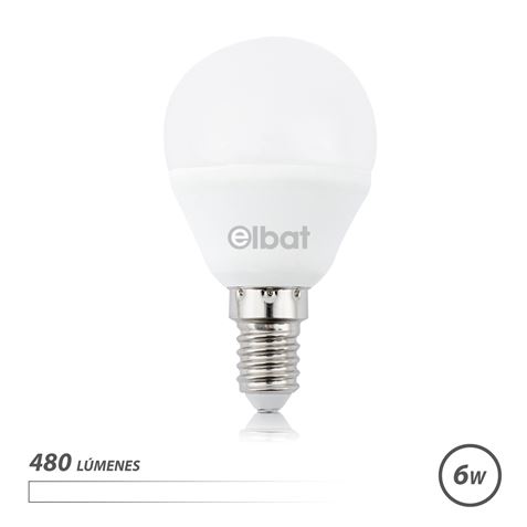 Elbat Ampoule LED G45 6W E14 480lm - Lumière Blanche 4000K