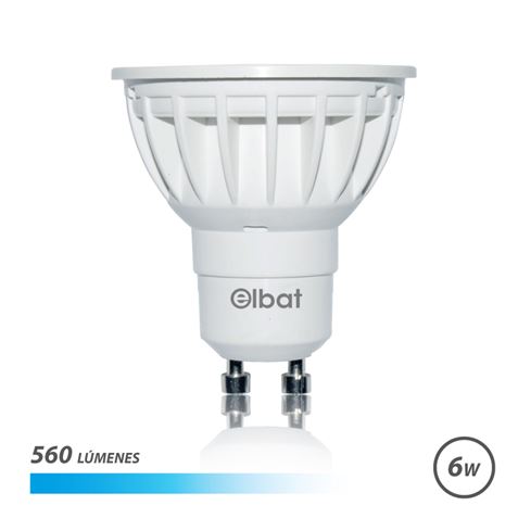 ✓ Elbat Ampoule LED GU10 6W 560lm - 6500K Lumière Froide couleur