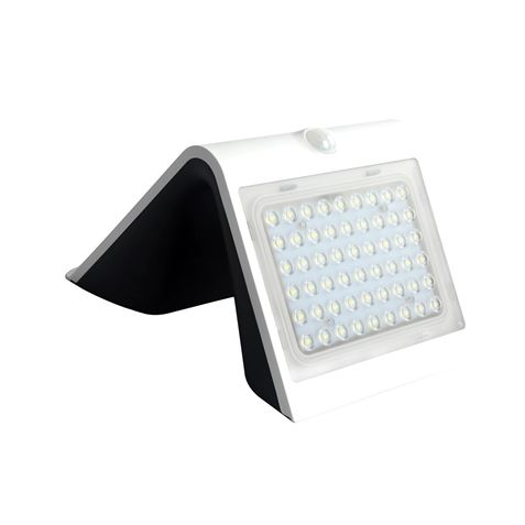Elbat Applique LED Solaire - 4W - 500lm - Double Eclairage - Couleur Blanc