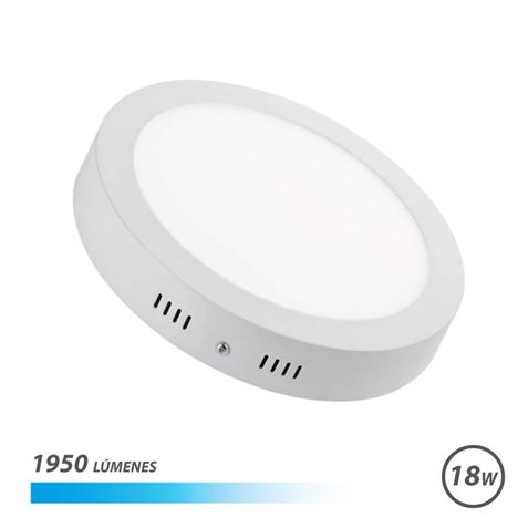 Elbat Applique Murale LED 18W 1950lm - Forme Circulaire 225mm - Lumière Froide 6500K