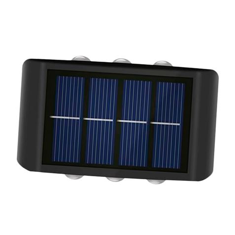 Elbat Applique Solaire LED 150lm - Panneau Solaire Intégré 2V, 150mAh - Batterie 1.2V, 600mAh