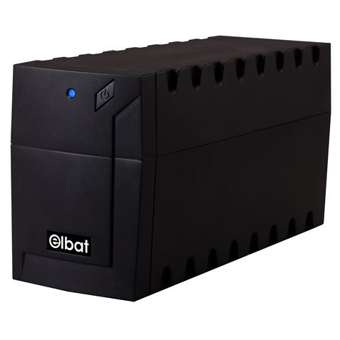 Elbat Delta UPS 700VA USB - 3x Shuckos - Stabilisateur AVR - Fonction de démarrage à froid