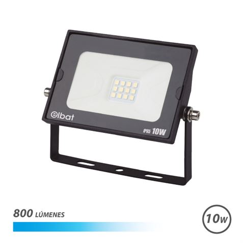 Elbat Spot LED Série Super Slim 10W 800lm - Lumière Froide 6500K - Convient pour l'Extérieur