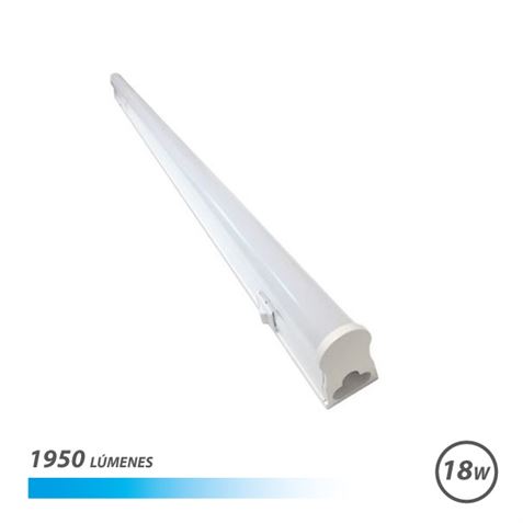 Elbat Tube LED T5 18W 1950lm 120cm Lumière Froide avec Interrupteur