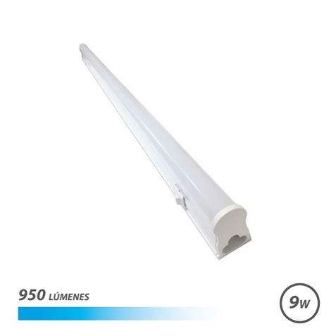Elbat Tube LED T5 - 9W - 950lm - 60cm - Lumière Froide avec Interrupteur