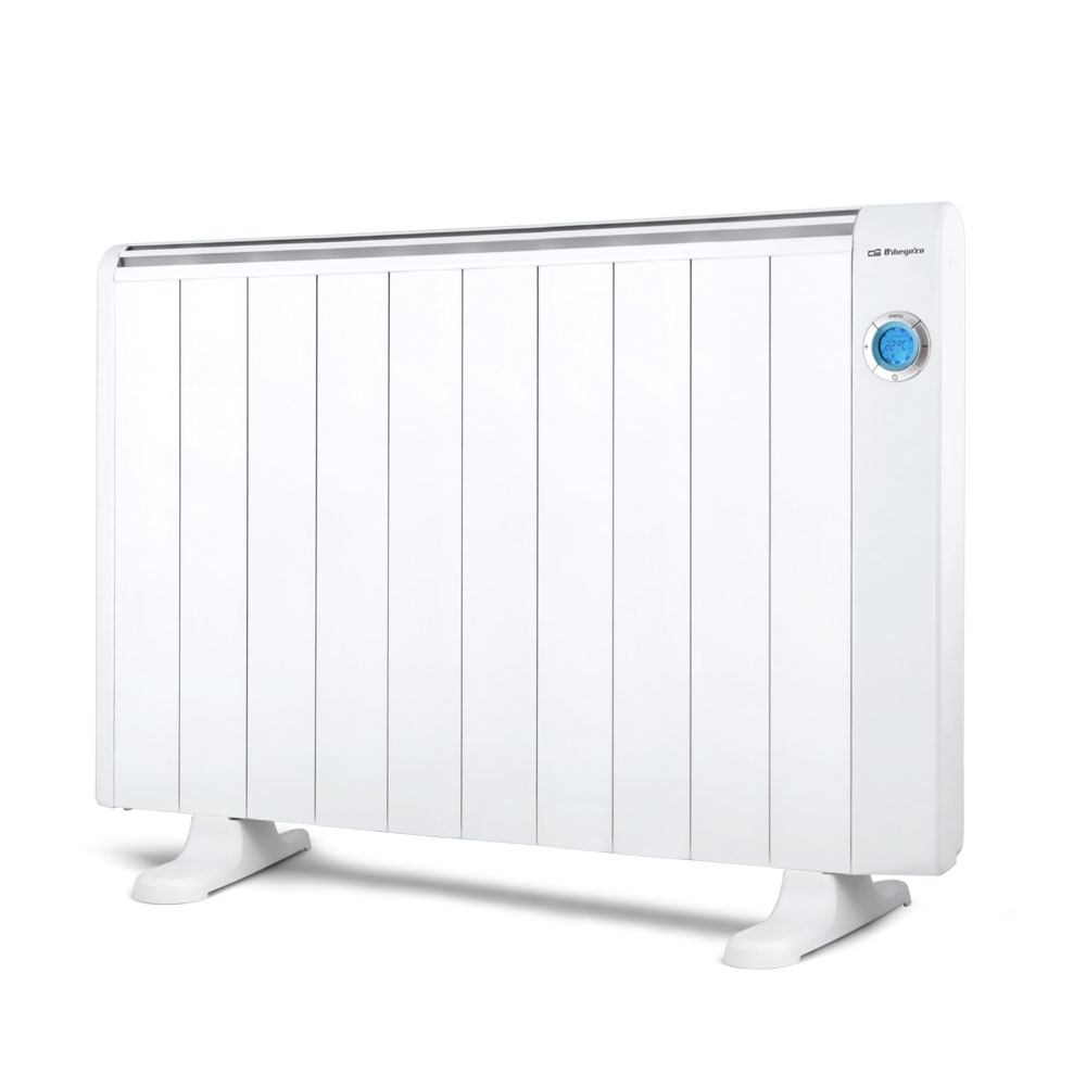 Émetteur de chaleur en aluminium Orbegozo RRE 1810 - Puissance 1800 W - Programmation hebdomadaire - Technologie RealWarm Elements - Télécommande - Efficacité énergétique